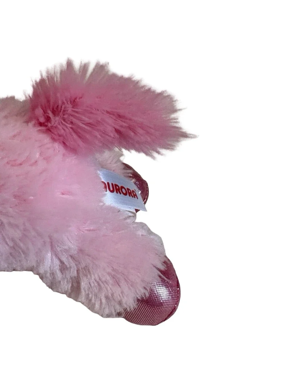 Aurora Flopsie Pink Sparkly Unicorn Plush Stuffed Animal 7”